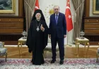 Erdoğan, Fener Rum Patriği Bartholomeos’u Külliye’de kabul etti