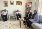 Nurdağı Kaymakamı Erciyas'tan şehit babasına Babalar Günü ziyareti