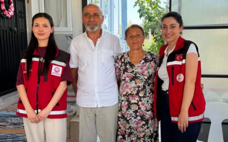 Antalya’da şehit aileleri ve Kıbrıs gazisine Babalar Günü ziyareti