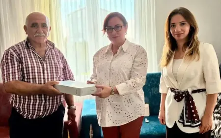 Aksaray'da şehit babalarına anlamlı vefa: Babalar Günü'nde özel ziyaret