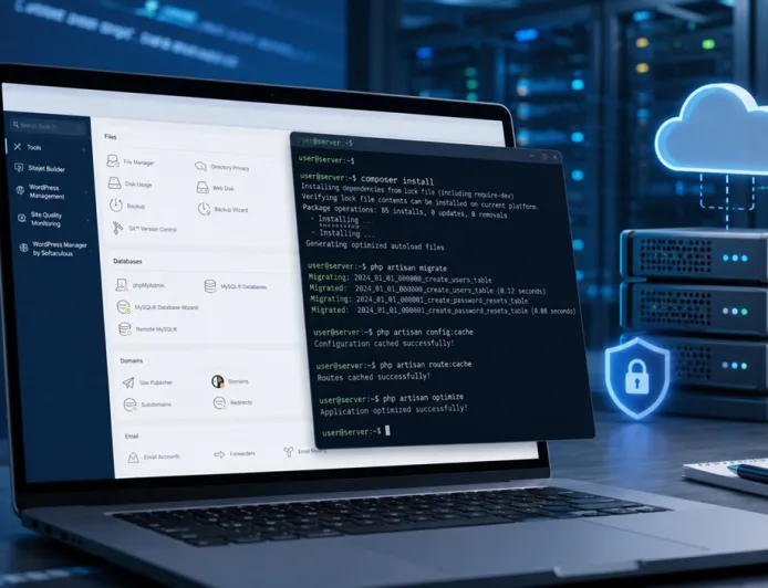 cPanel SSH desteği Laravel projeleri için neden kritik önemdedir?