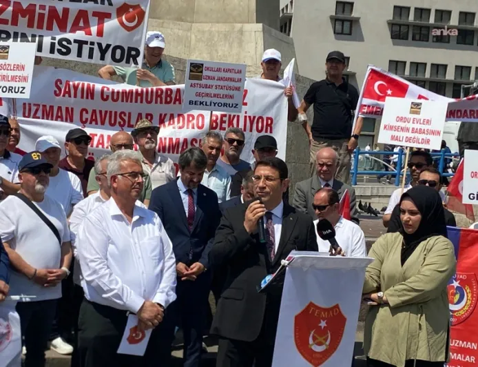 Emekli askerlerden Ulus’ta maaş ve özlük hakları için çağrı
