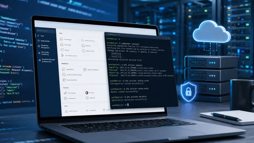 cPanel SSH desteği Laravel projeleri için neden kritik önemdedir?