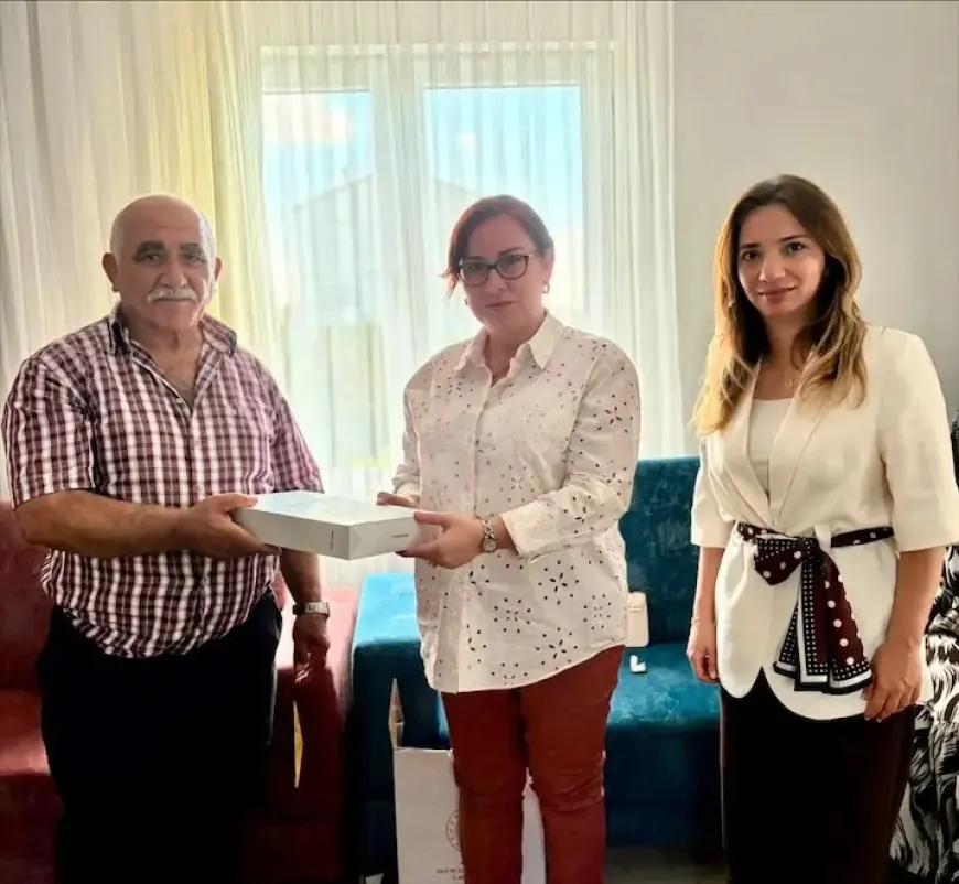 Aksaray'da şehit babalarına anlamlı vefa: Babalar Günü'nde özel ziyaret