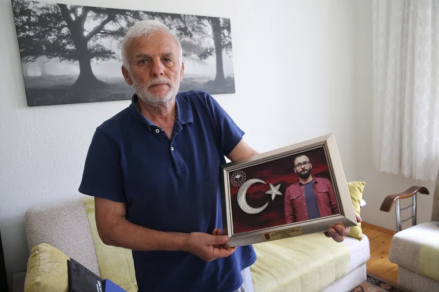 Şehit TUSAŞ mühendisi Muharrem Can'ın babası Babalar Günü'nü buruk geçiriyor