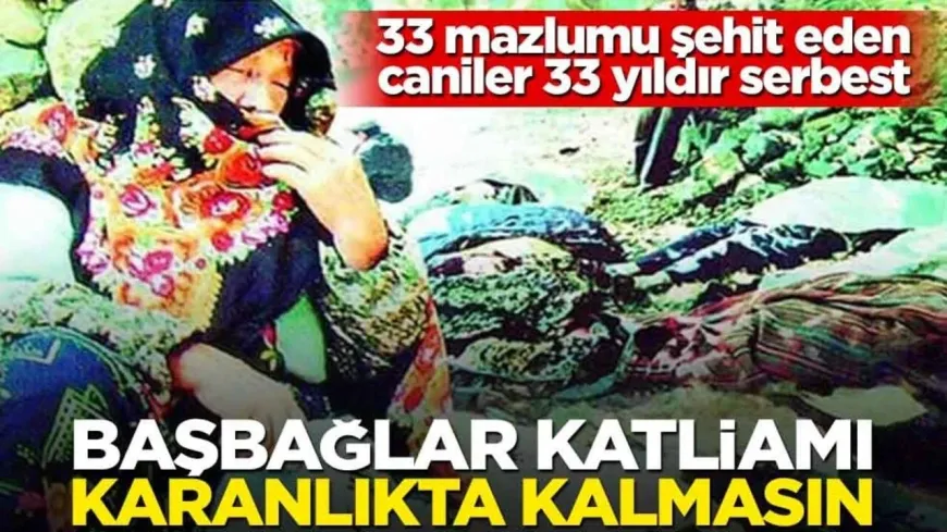 Başbağlar katliamında 33 şehit için adalet çağrısı sürüyor