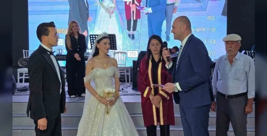 Şehit Nurullah Oymak’ın kızı Ayşegül’ün düğününde duygu dolu anlar