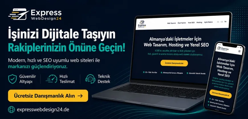 Express WebDesign24, Almanya’daki KOBİ’lere dijital altyapı sunuyor