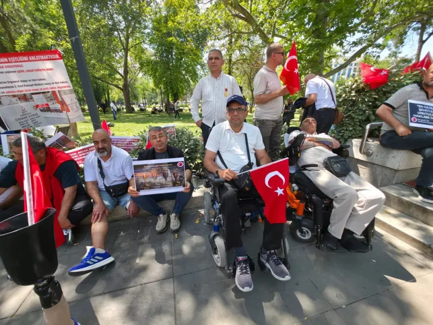 Gaziler sokakta değil, devletin güvencesi altında haklarını almalı