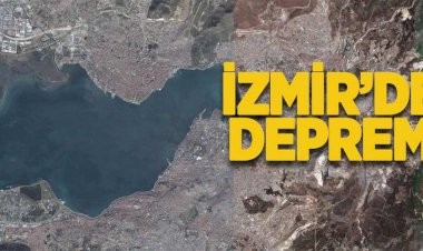 İzmir'de 4,8 büyüklüğünde  deprem