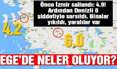 Son dakika: Denizli’de çok büyük deprem! Denizli 6 büyüklüğünde deprem…