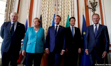 G7 liderleri zirve için Biarritz'de