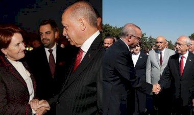 Akşener ve Erdoğan resepsiyonda ne konuştu?