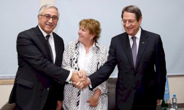 Kıbrıslı liderler bir araya geldi