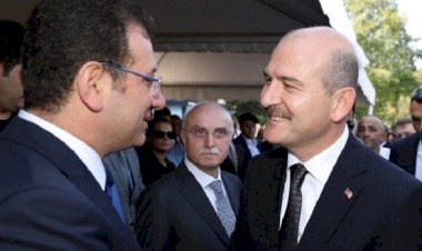 'Pejmürde ederiz' çıkışı sonrası Soylu ile İmamoğlu ilk kez bir araya geldi