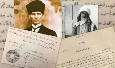 Atatürk'ün Tavîla’li Ünlü Kürt Nakşibendî-Hâlidî Şeyhi Şeyh Ali Hüsâmeddîn'e gönderdiği mektup