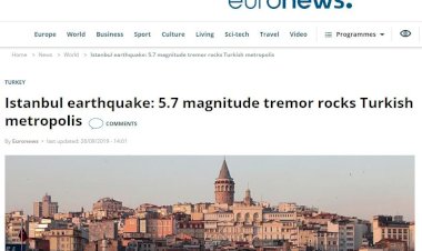 Son dakika… Dünya İstanbul’daki depremi konuşuyor