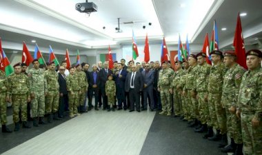Azerbaycan Türk'ü gazilerden Barış Pınarı Harekatı'na destek