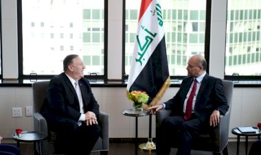 Pompeo, Irak Cumhurbaşkanı Salih ile görüştü