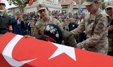 Şehit Uzman Onbaşı Mesut Çelik son yolculuğuna uğurlandı
