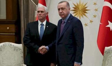 Cumhurbaşkanı Erdoğan'ın, Pence'i kabulü başladı