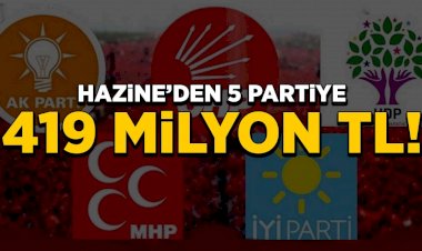 Partiler Hazine'den ne kadar para alacak?