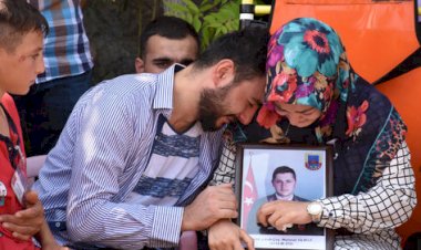 Şehit Astsubay Mehmet Yılmaz son yolculuğuna uğurlandı