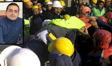 Gaziantep'te çöken iskelenin altında kalan mühendis hayatını kaybetti