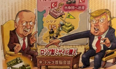 Japon medyasında Erdoğan-Trump görüşmesi karikatürü