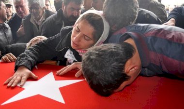 Şehit İbrahim Etiz son yolculuğuna uğurlandı