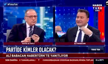 Ali Babacan, Fatih Altaylı'nın hazırlayıp sunduğu Teke Tek programında soruları yanıtladı