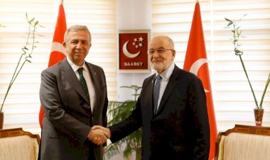Karamollaoğlu, Mansur Yavaş’ı kabul etti