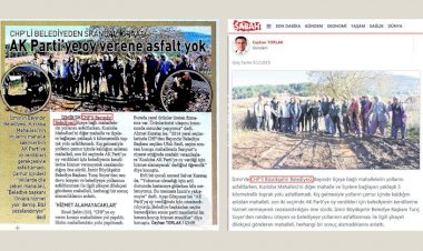 Sabah gazetesi AKP'li belediyeyi CHP'li sanıp eleştirdi