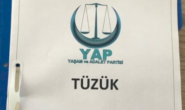 Ahmet Davutoğlu'nun partisinin tüzük kapağı sızdı