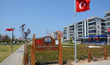 Aliağa'lı Şehit Oğuz Özgür Çevik'in Adı Ölümsüzleşti