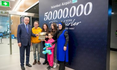 İstanbul Havalimanı, 50 Milyon Yolcuya Ulaştı