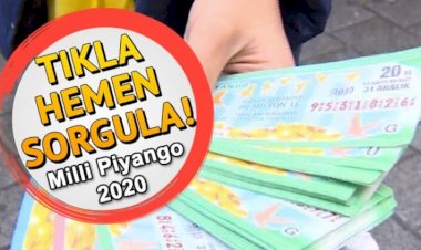 Milli Piyango sonuçları yılbaşı çekilişi sıralı tam listesi..