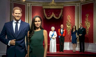 Madame Tussauds Müzesi, Prens Harry ve eşinin heykellerini kaldırdı