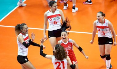 Türkiye Kadın Milli Voleybol Takımı 3-0'lık skorla zafere ulaştı...