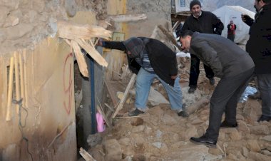 Deprem yalnızca insanları değil hayvanları da vurdu.