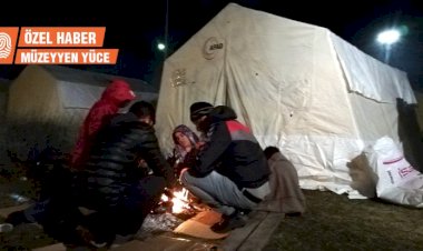 'Biz dayanırız ama çocuklar çok üşüyor'
