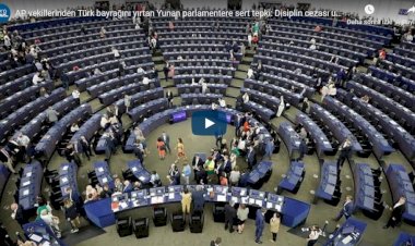 AP vekillerinden Türk bayrağını yırtan Yunan parlamentere sert tepki: