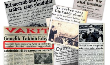 Fatih Camisi’nde Türkçe ezan okundu ezan, Türkçe okutuldu