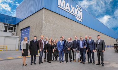 15 kişilik Alman basın heyeti Maxion İnci Jant Grubu’nu ziyaret etti