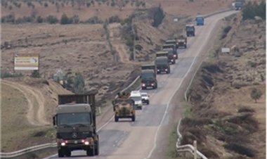 Suriye sınırına 200 araçlık askeri konvoy gönderildi