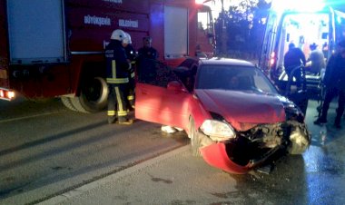 AKP'li Özhaseki, Türel ve Yılmaz trafik kazası geçirdi