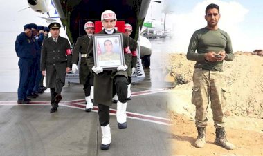 İdlib şehidi sözleşmeli er memleketi Gaziantep'te toprağa verildi