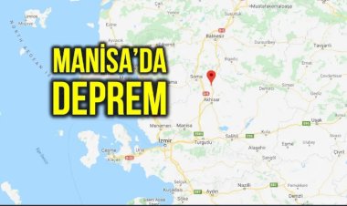 Manisa'da 5.0 büyüklüğünde deprem meydana geldi
