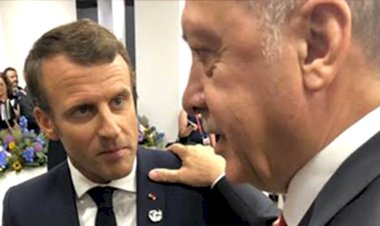 Erdoğan, Macron ile görüştü