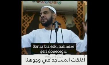 Arap imamın korona virüsle ilgili ibretlik sözleri